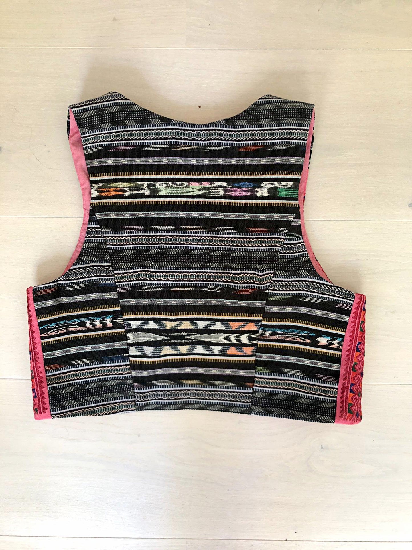 Women's vest 'Maryke no. 16 - Nahuala', unique - handwoven